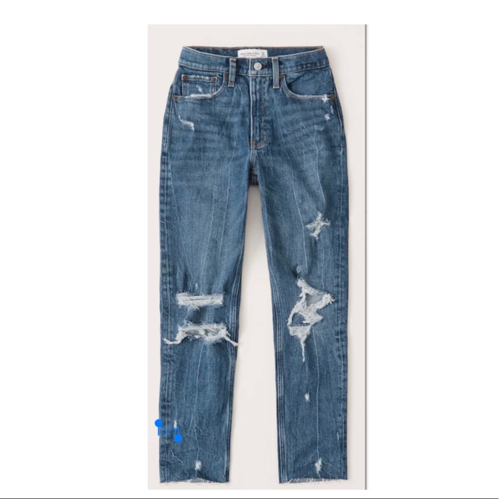 Abercrombie High Rise Mom Jeans